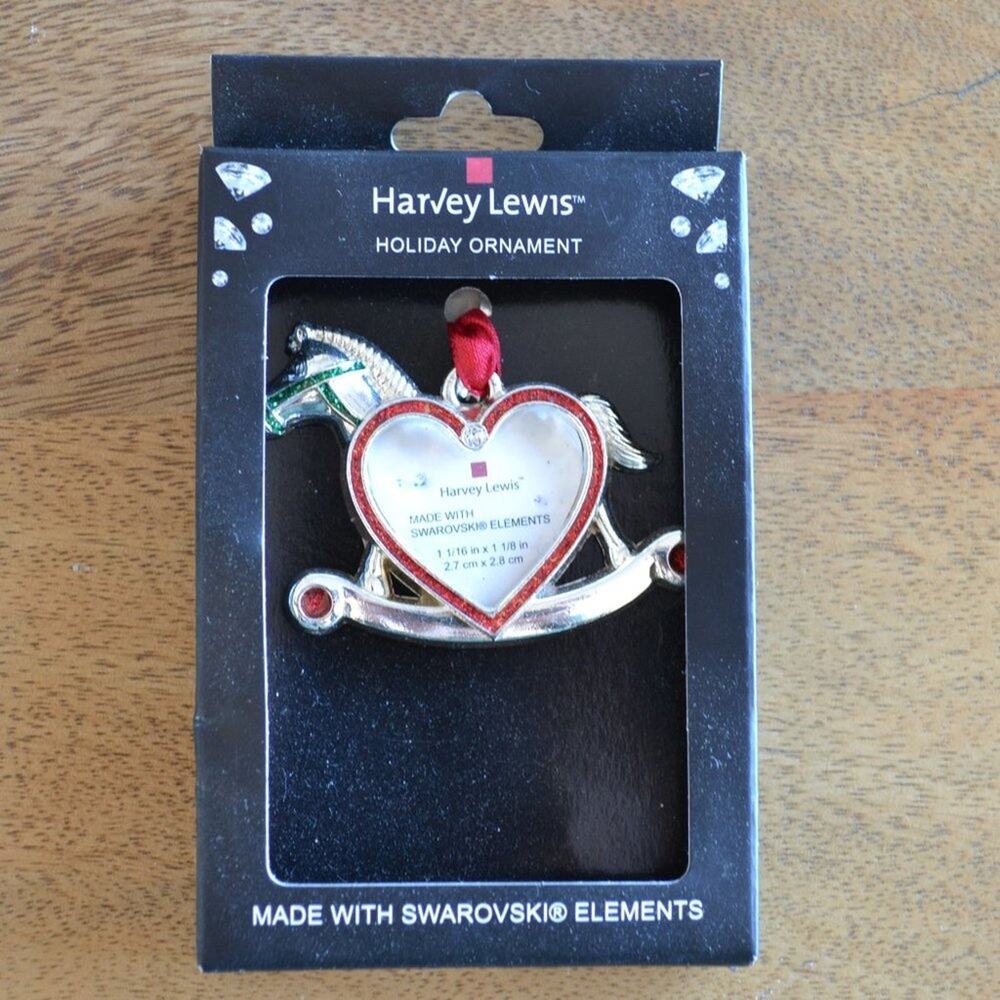 NWT Harvey Lewis Picture Frame Christmas Ornament